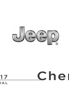 2017JEEP吉普进口CHEROKEE用户手册 封面