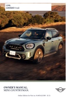 2022MINI_COUNTRYMAN_F60_SOP用户手册 封面