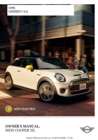 2020_MINICOOPER_SE_ELECTRIC用户手册 封面