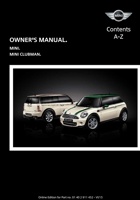 2014_MINI_Clubman_With_Navigation用户手册 封面