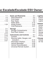 凯迪拉克进口Escalade&ESV用户手册 L92 L94 封面