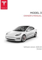 2020特斯拉MODEL 3欧洲用户手册2020.44 封面